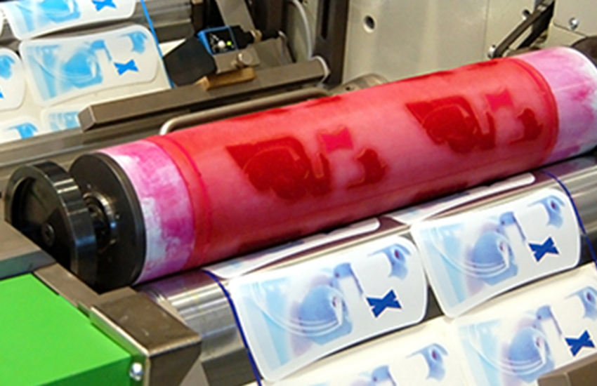 Flexographic labels printed in-house Flexographic processes used and printed in-house