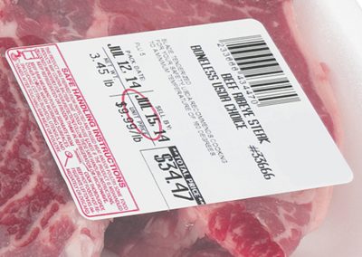 Food label printing